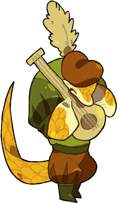 Pangolin Bard By Cheepers (400x673), Png Download