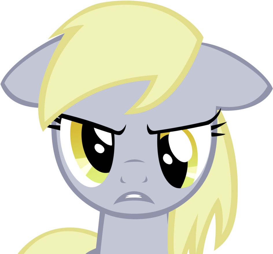 Derpy Hooves By Ec8er-d3kyluk - Mlp Derpy Angry (1024x956), Png Download