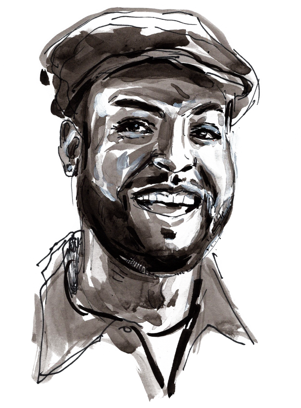 Author Portrait By Arthur Johnstone - Sketch (1000x1413), Png Download