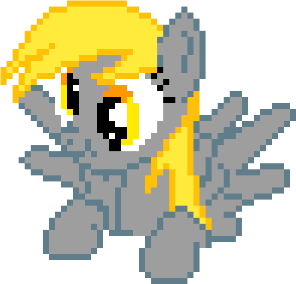 Derpy Hooves - Kit Point De Croix - Le Chat - Points De Repère (1200x1200), Png Download