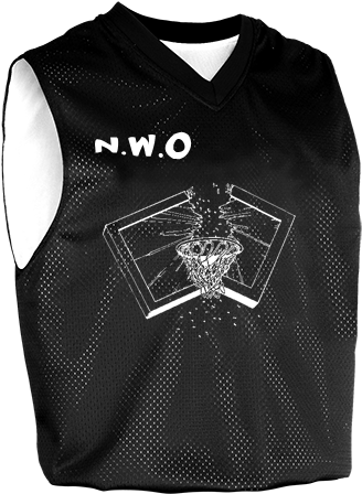 N - W - O - Adult Fadeaway Basketball Jersey - Teamwork - Emblem (450x450), Png Download