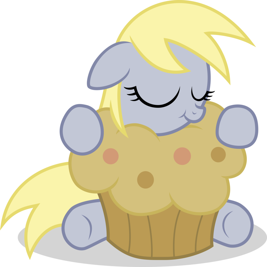 Click To Edit - Derpy Hooves And Muffins (1024x1024), Png Download