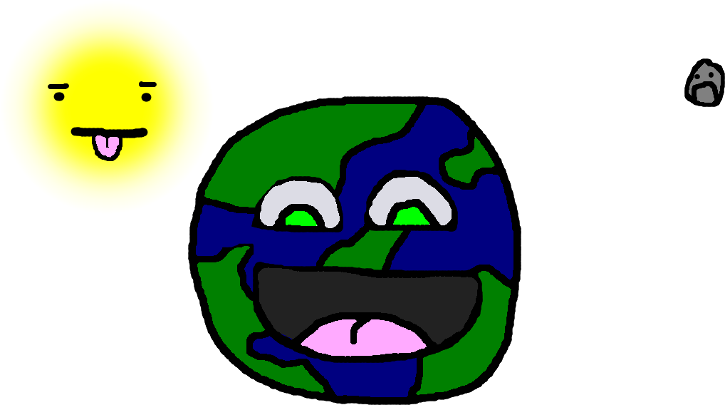 Derpy Earth - Earth (1024x574), Png Download