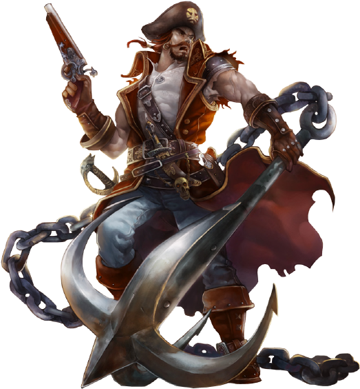 Com] - League Of Legends Gangplank Png (540x600), Png Download