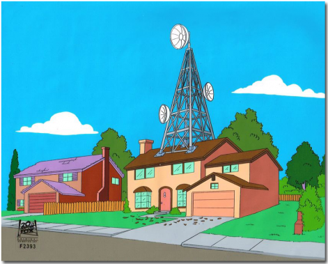 The Simpsons House - Gif (473x473), Png Download