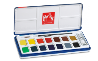 Vector Download Caran D Ache Studio - Caran D'ache Classic 15 Gouache Studio Set (717x203), Png Download