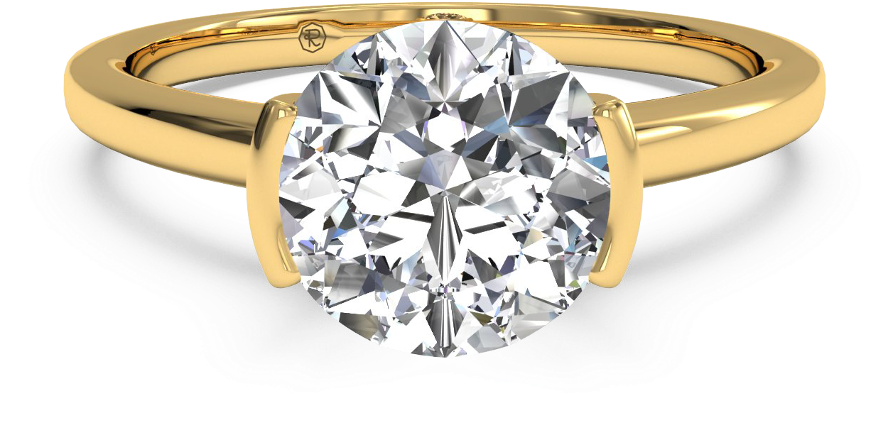 Celebrity Ringspiration From Ritani - Modern Gold Engagement Rings (1280x860), Png Download