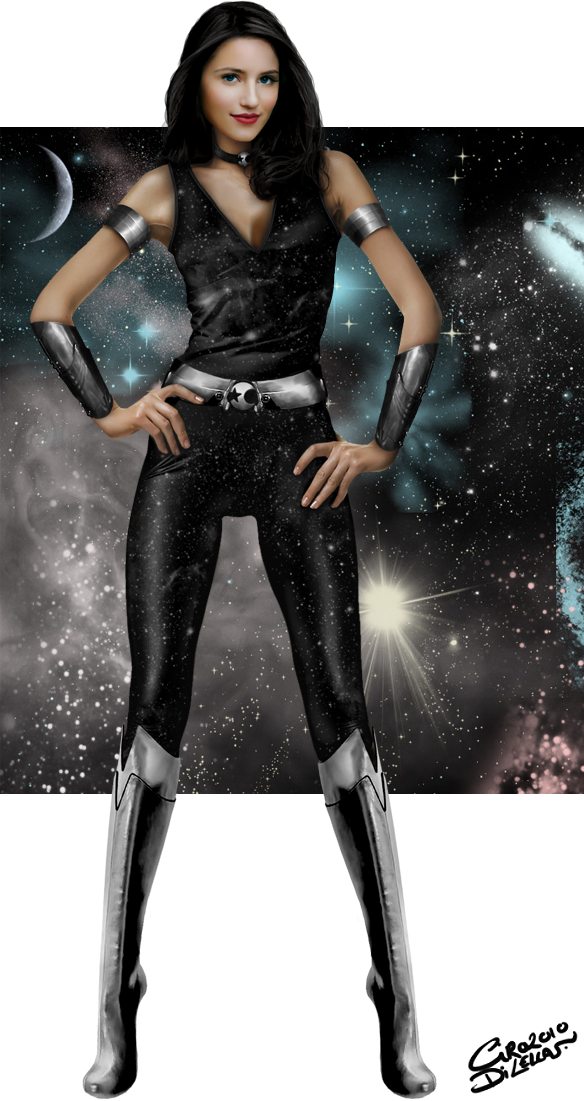 Dianna Agron As Donna Troy - Donna Troy Live Action (584x1101), Png Download