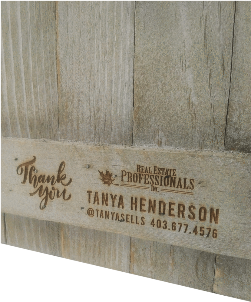 Rustic Wood Wall Sign With Your Client's New Home Address - Blue Mountain Resort (1024x1024), Png Download