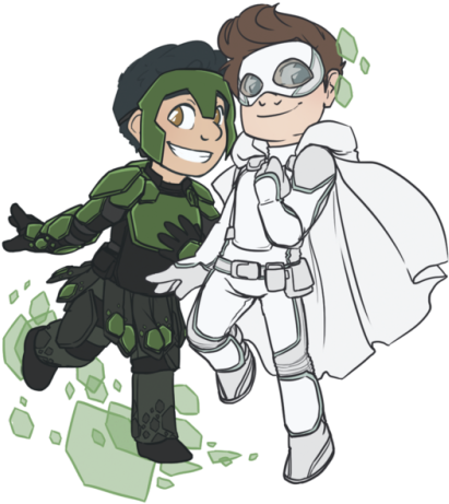 In Lieu Of A New Illustration This Week, I'm Posting - Klaine All The Other Ghosts (500x500), Png Download