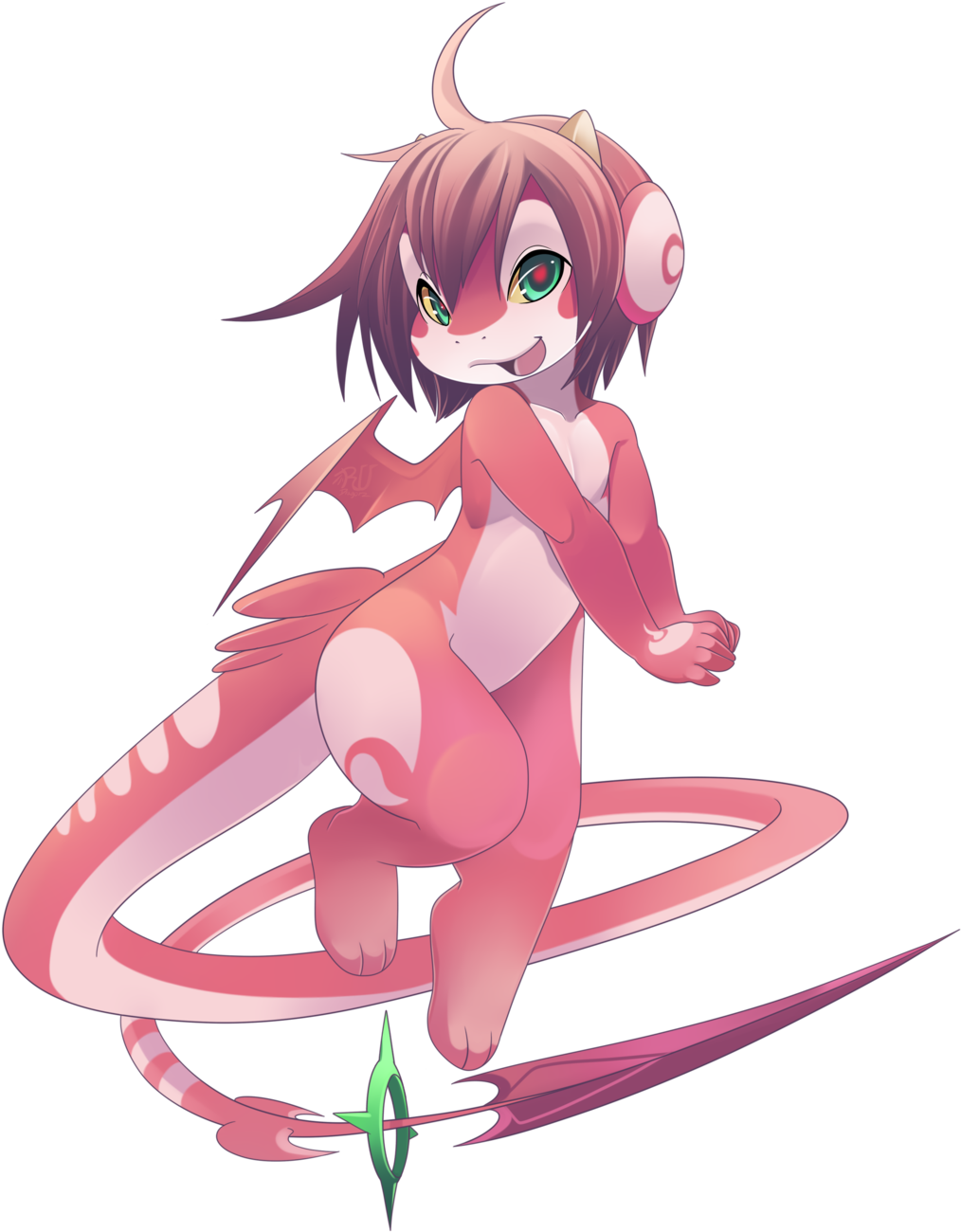 Happy Ru By Phation - Ru Furry Shark (1024x1309), Png Download