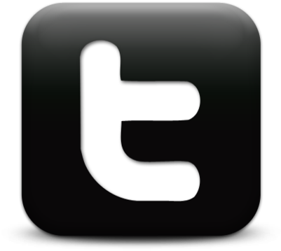 Theme Edited By Manhattandiaries - Facebook And Twitter Logos Black (500x500), Png Download