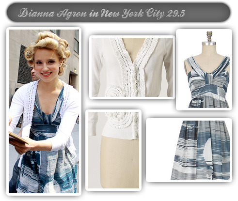 Dianna Agron In New York City - Dianna Agron (500x430), Png Download