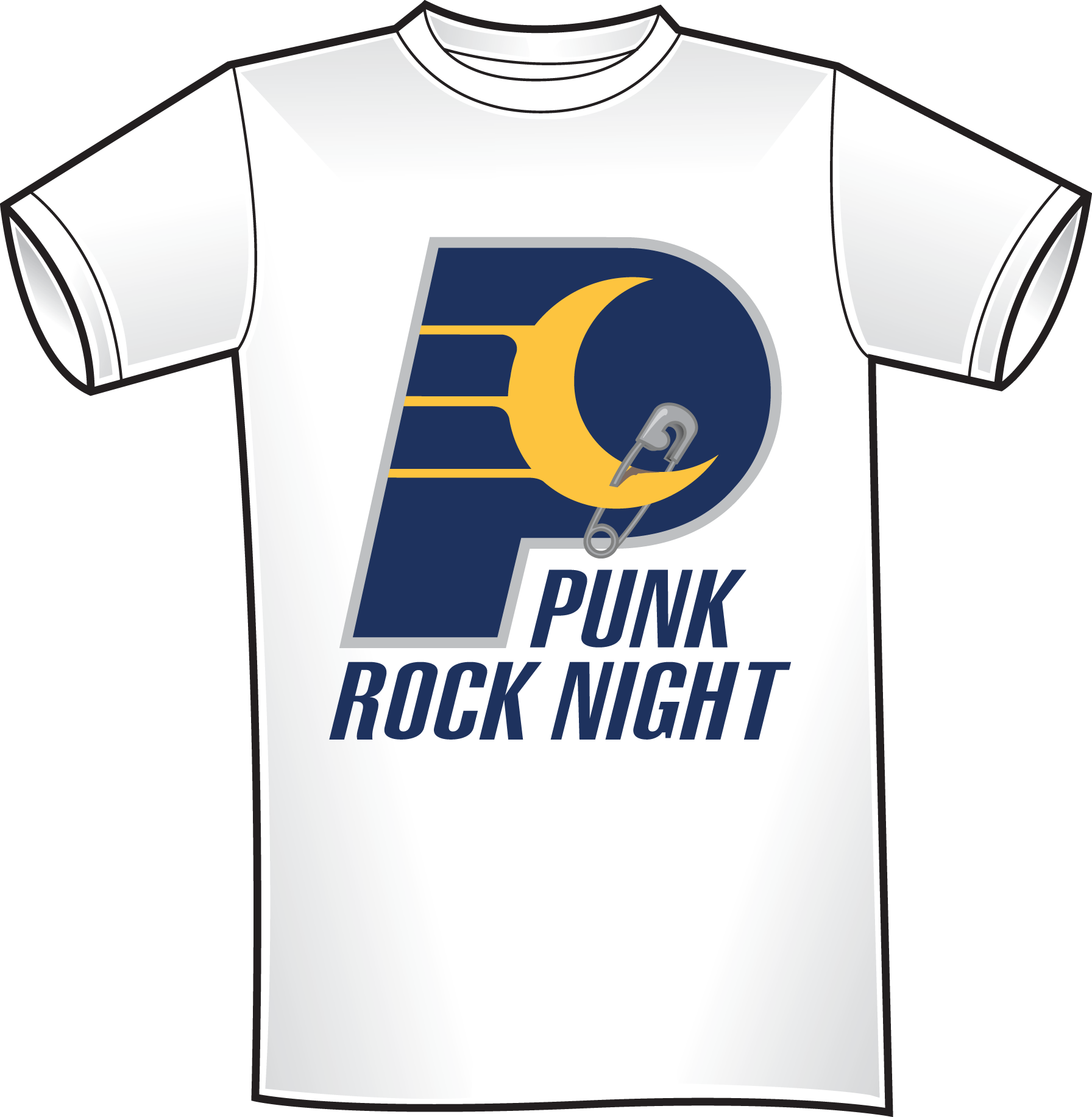 Punk Rock Night Pacers - Indiana Pacers (1792x1832), Png Download