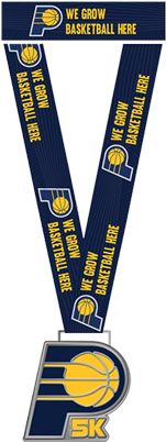 Pacers 5k Shirt Pacers 5k Medal - Indiana Pacers (350x450), Png Download