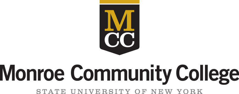 Two-color - Monroe Community College Logo Transparent (906x356), Png Download