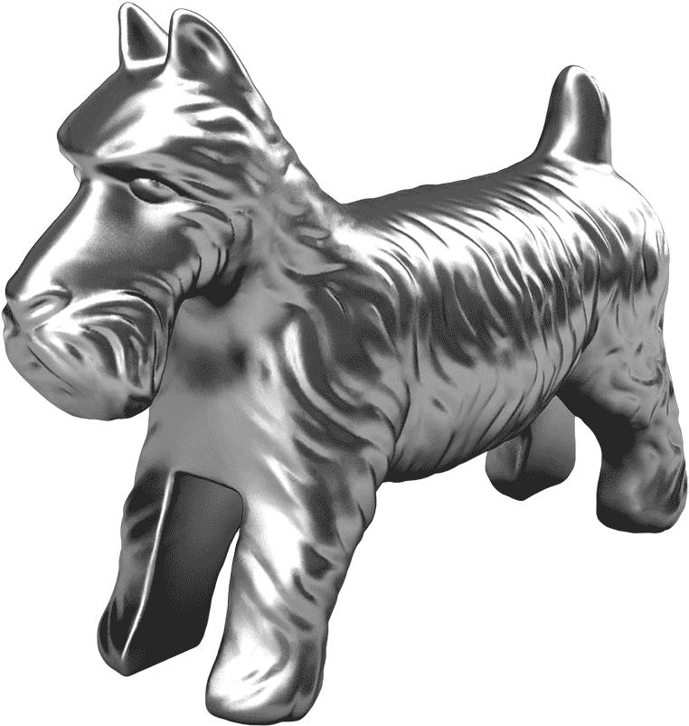 The Adoption Exchange - Monopoly Scottie Dog (1029x876), Png Download