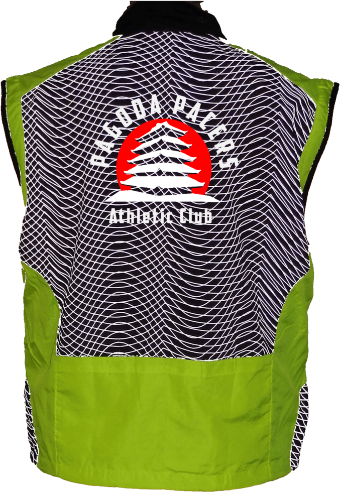 Reflective Tech Vest Reading Pagoda Pacers - Vest (748x1024), Png Download