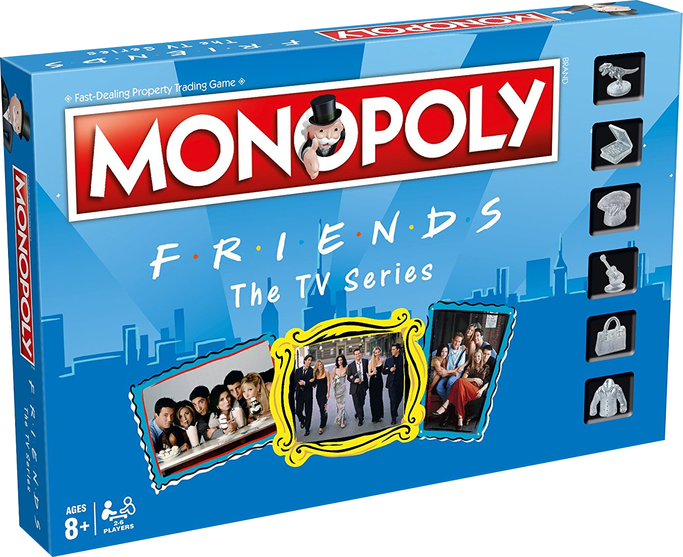 Monopoly - Friends Edition - Monopoly Friends (1354x1104), Png Download