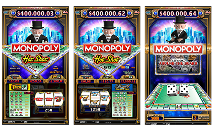 Monopoly Hot Shot Progressive Slot Scientific Games - Monopoly Hot Shot Slot Machine (900x550), Png Download