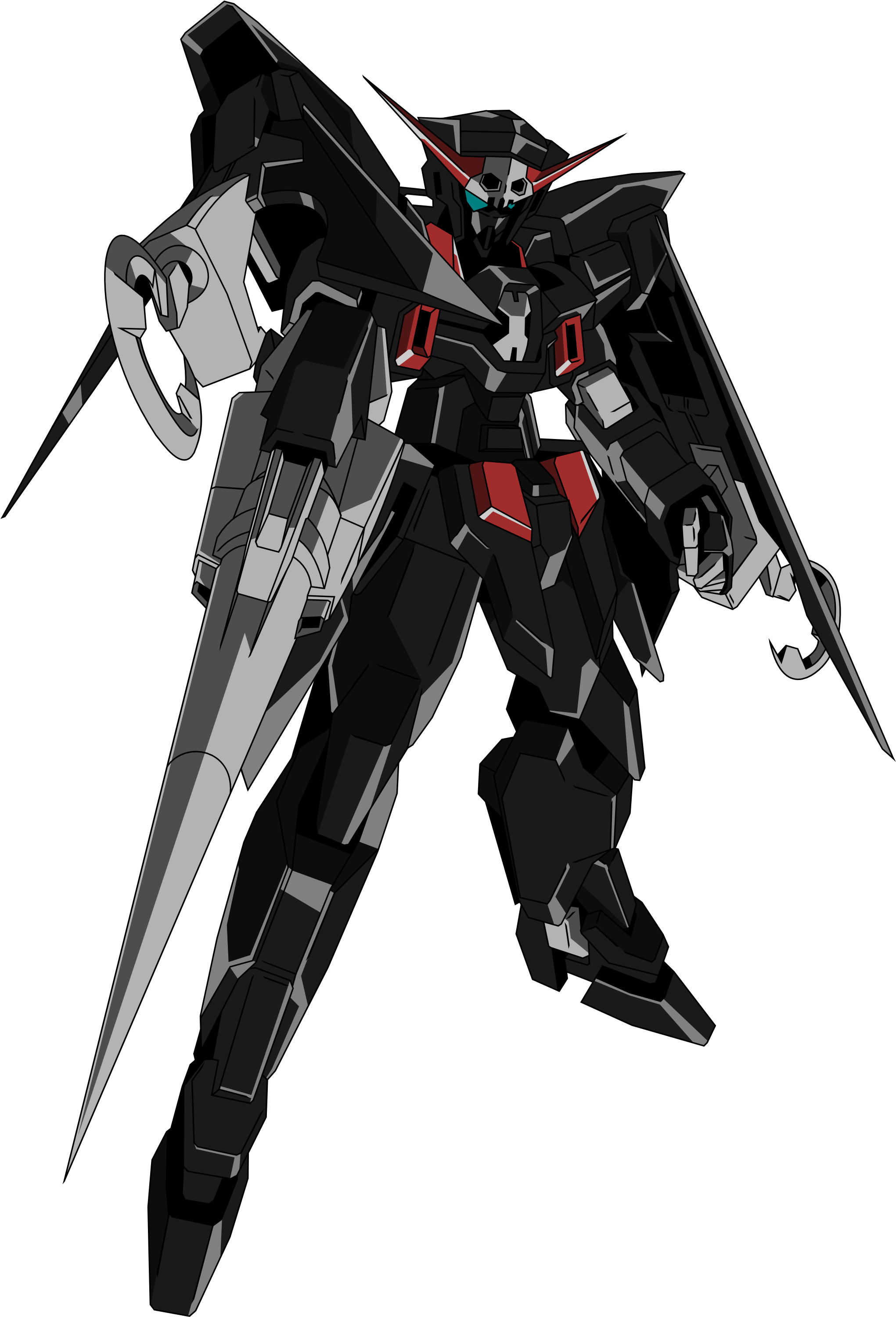 Graphic Free Library Dark Hound By Ckmox On Deviantart - Action Figure (2084x3043), Png Download