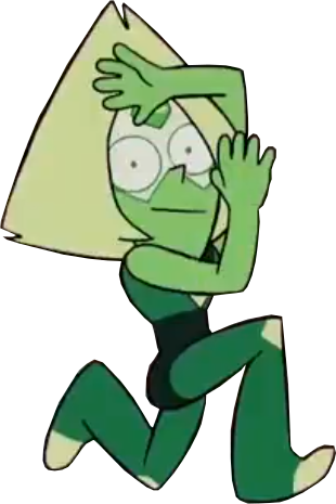 Slam - Peridot Steven Universe Stickers (310x465), Png Download