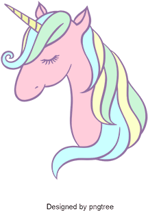 Pink Unicorn Vector Material, Pink Creative, Pink, - Portable Network Graphics (360x360), Png Download