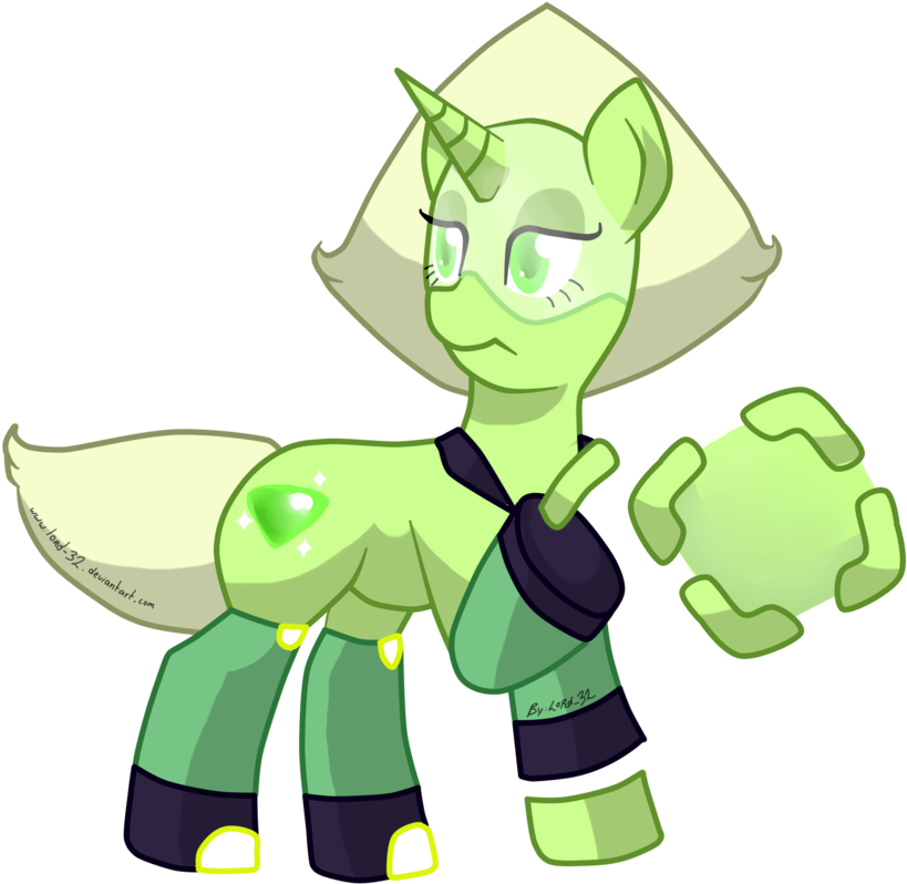 Lord-32, Peridot , Ponified, Safe, Solo, Steven Universe - Cartoon (1024x1024), Png Download
