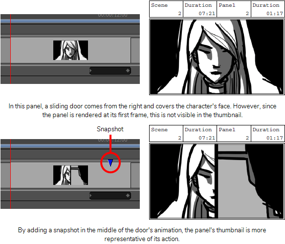 Storyboard Pro 5 Online Help About Snapshots - Storyboard (605x522), Png Download