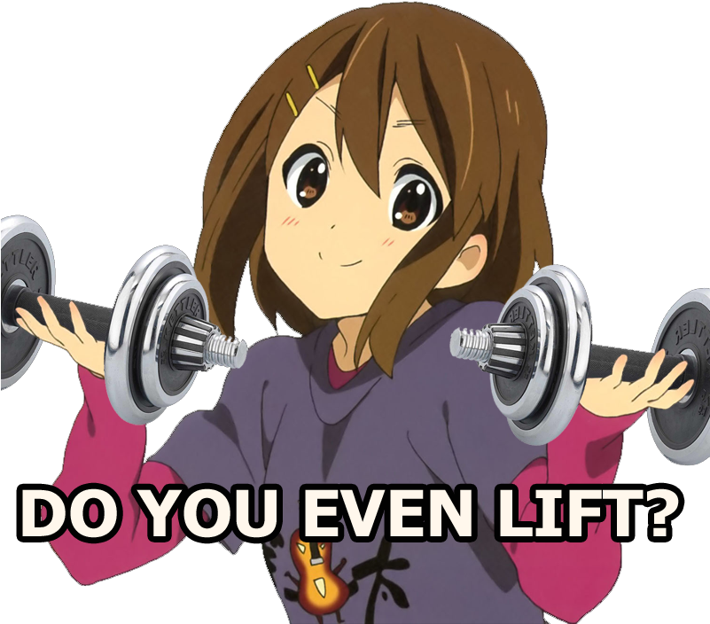 View Samegoogleiqdbsaucenao 1349141082270 , - Do You Even Lift Anime (800x763), Png Download