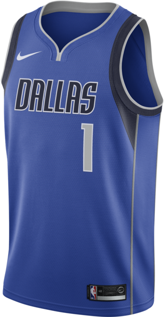 Dallas Mavericks Dennis Smith Jr Nike Icon Swingman - Los Angeles Lakers Lebron James Jersey (620x620), Png Download