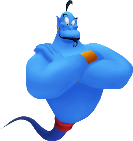 Genie - Genie Aladdin (532x552), Png Download