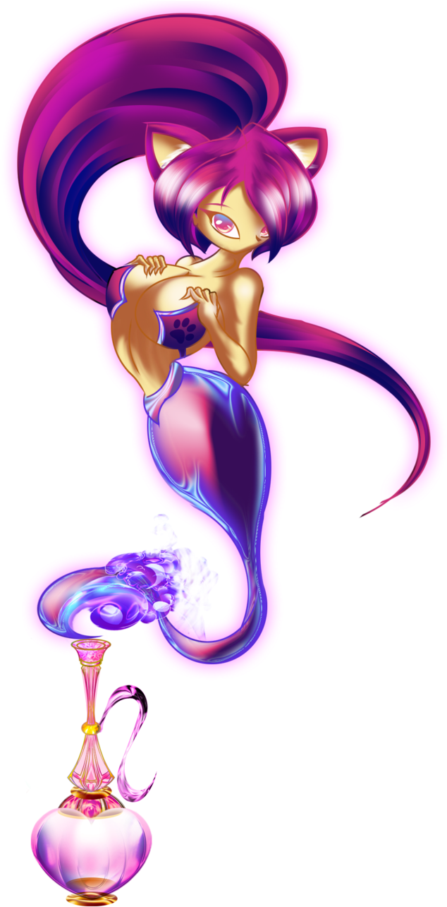 Neka Genie By Sunrise-oasis On Deviantart - Draw A Girl Genie (900x1303), Png Download