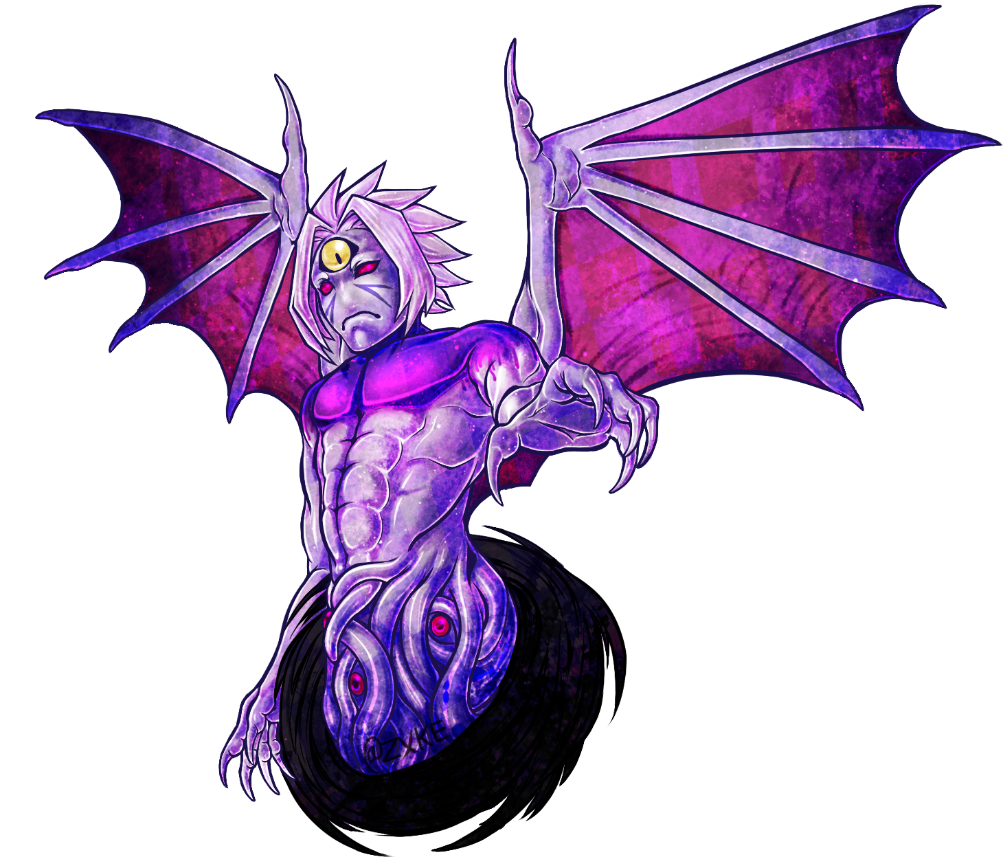 Dark Genie - Dark Genie Dark Cloud (1500x1288), Png Download