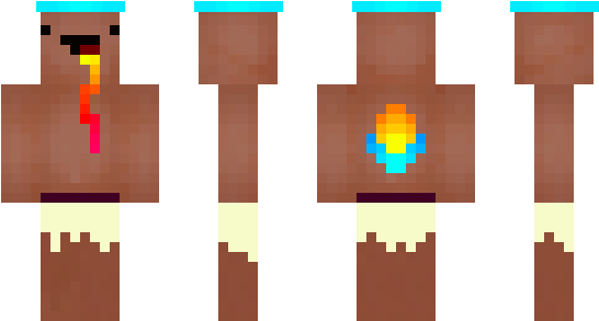 Minecraft Skin Gabed314 - Skins De Teletubbies Minecraft (600x348), Png Download