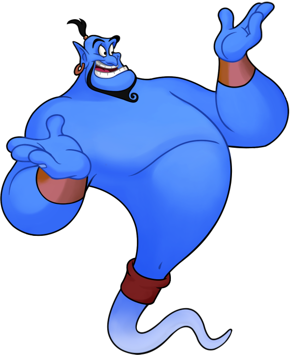 Genie 179 Kb - Character Disney Heroes Battle Mode (591x721), Png Download
