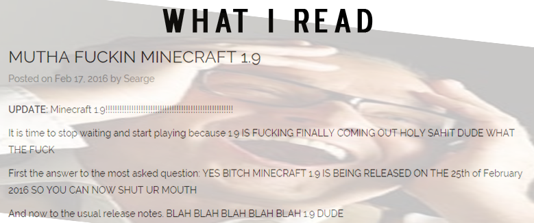 Bless Mojang - Bed (779x326), Png Download