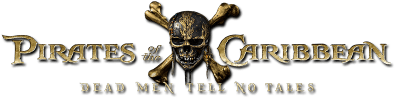 Pirates Of The Caribbean Dead Men Tell No Tales - Pirates Of The Caribbean Logo Png (400x400), Png Download