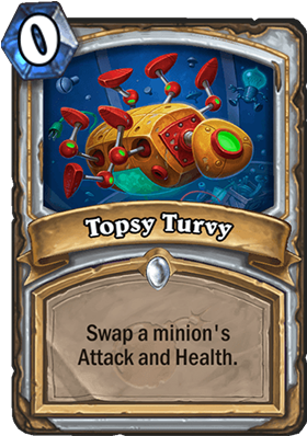 Most Recently Revealed Cards From The Boomsday Project - Topsy Turvy Hearthstone (300x429), Png Download
