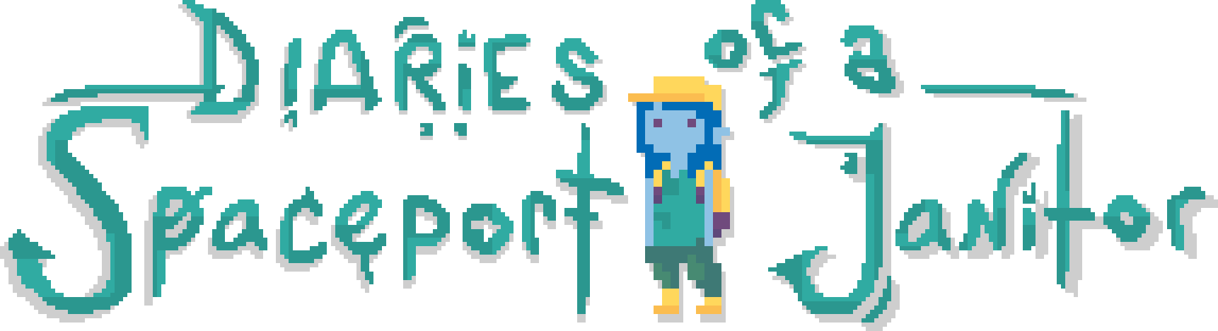 Diaries Of A Spaceport Janitor Logo (1722x468), Png Download