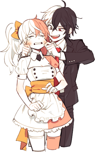 Monokuma Monomi - Danganronpa Monokuma And Monomi (330x527), Png Download