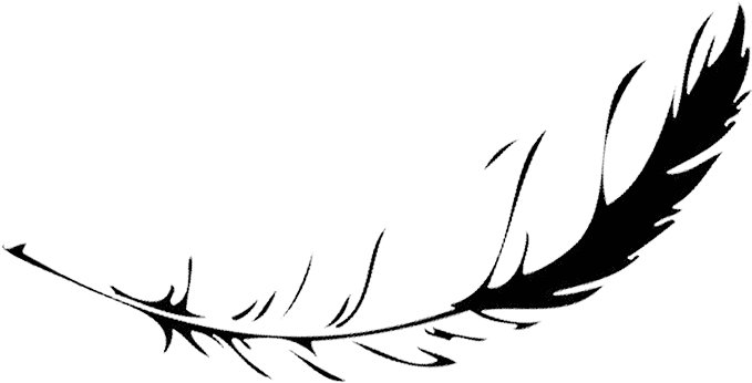 Separador-pluma (700x362), Png Download