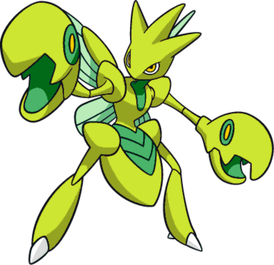 88kib, 394x381, Shiny Scizor Dream World Art By Trainerparshen-d6ikcom - Fixed Shiny Pokemon (394x381), Png Download