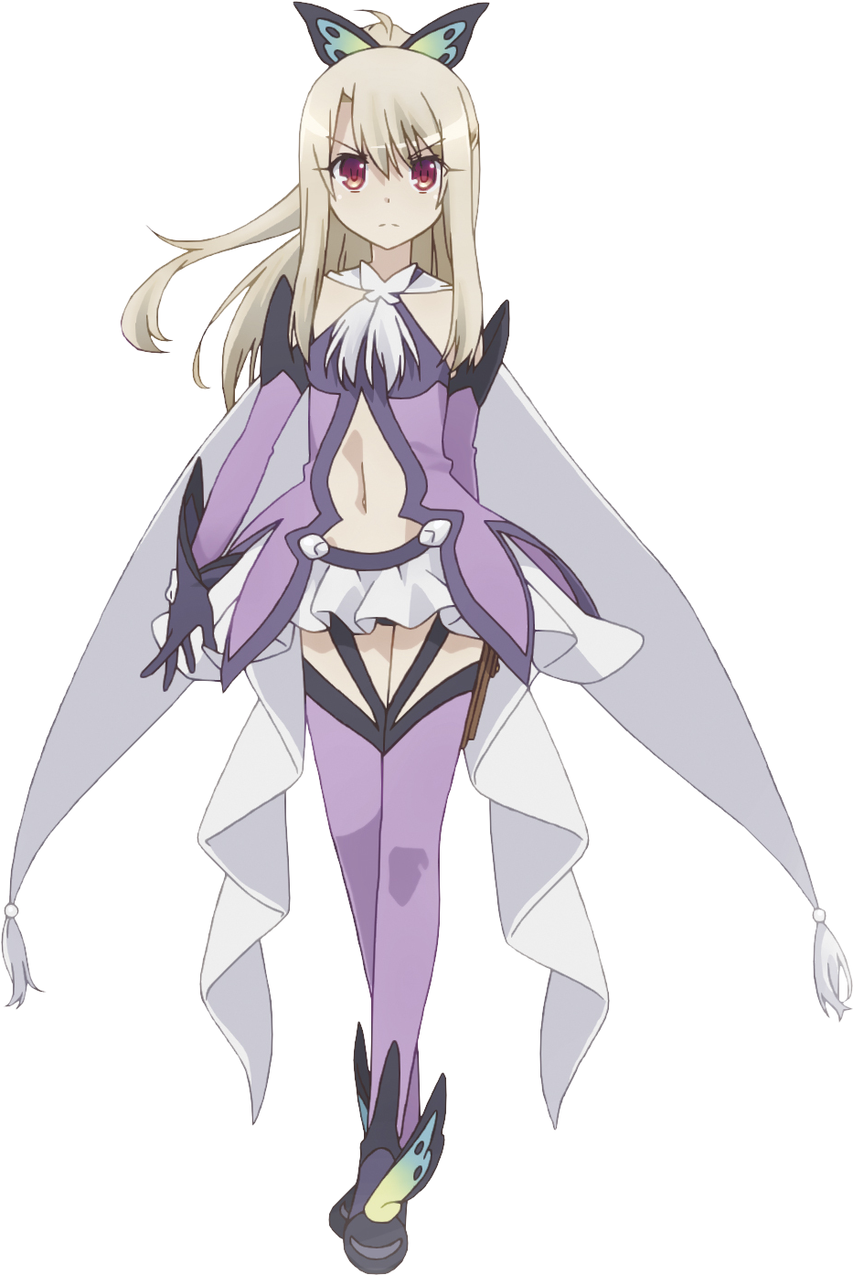 Image Result For Magical Girl Battle Stance - Illyasviel Von Einzbern Saber (973x1432), Png Download