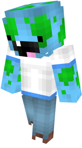 Svdcnjepng - Minecraft Skin Planet Earth (640x640), Png Download