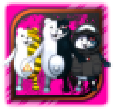 Defeated Every Type Of Monokuma - Illustration (480x480), Png Download