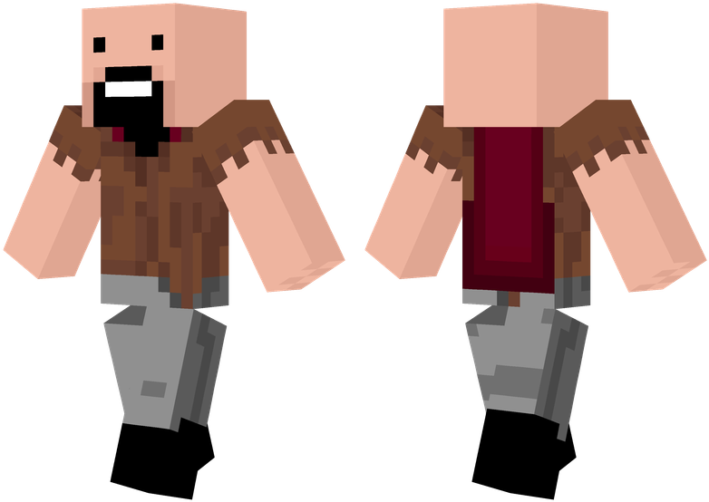 Notch - Minecraft Old Notch Skin (804x576), Png Download