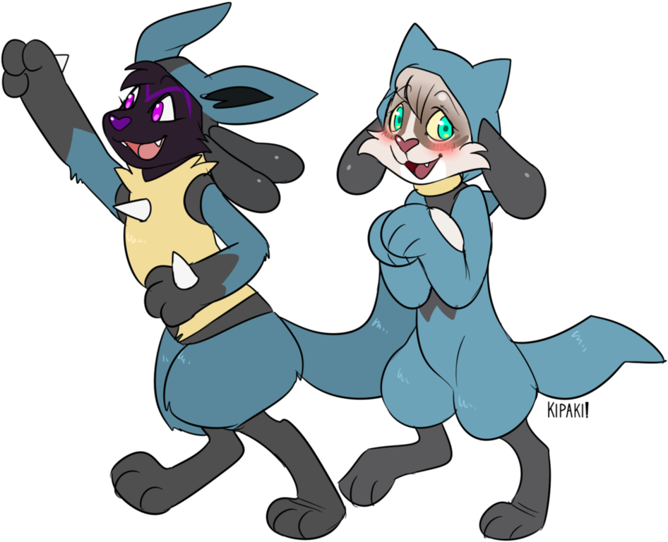 Riolu And Lucario Costumes - Riolu (971x823), Png Download