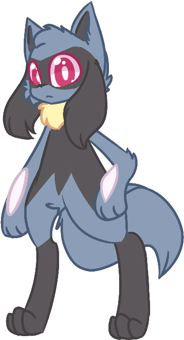 Riolu - O - Cartoon (500x800), Png Download