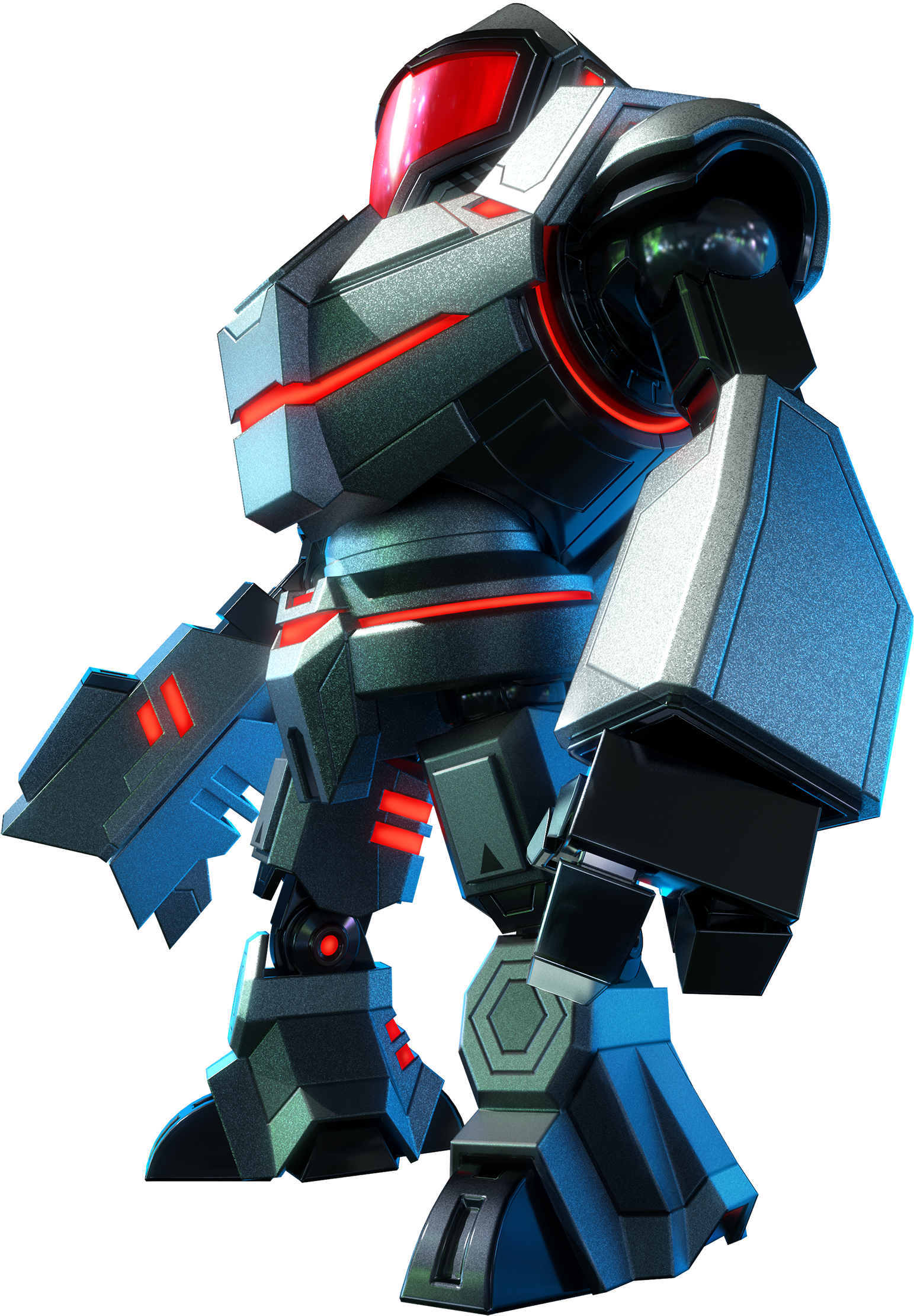 Gamexplain Go Hands On With Metroid Prime Federation - Metroid Federation Force Mech (2500x2500), Png Download